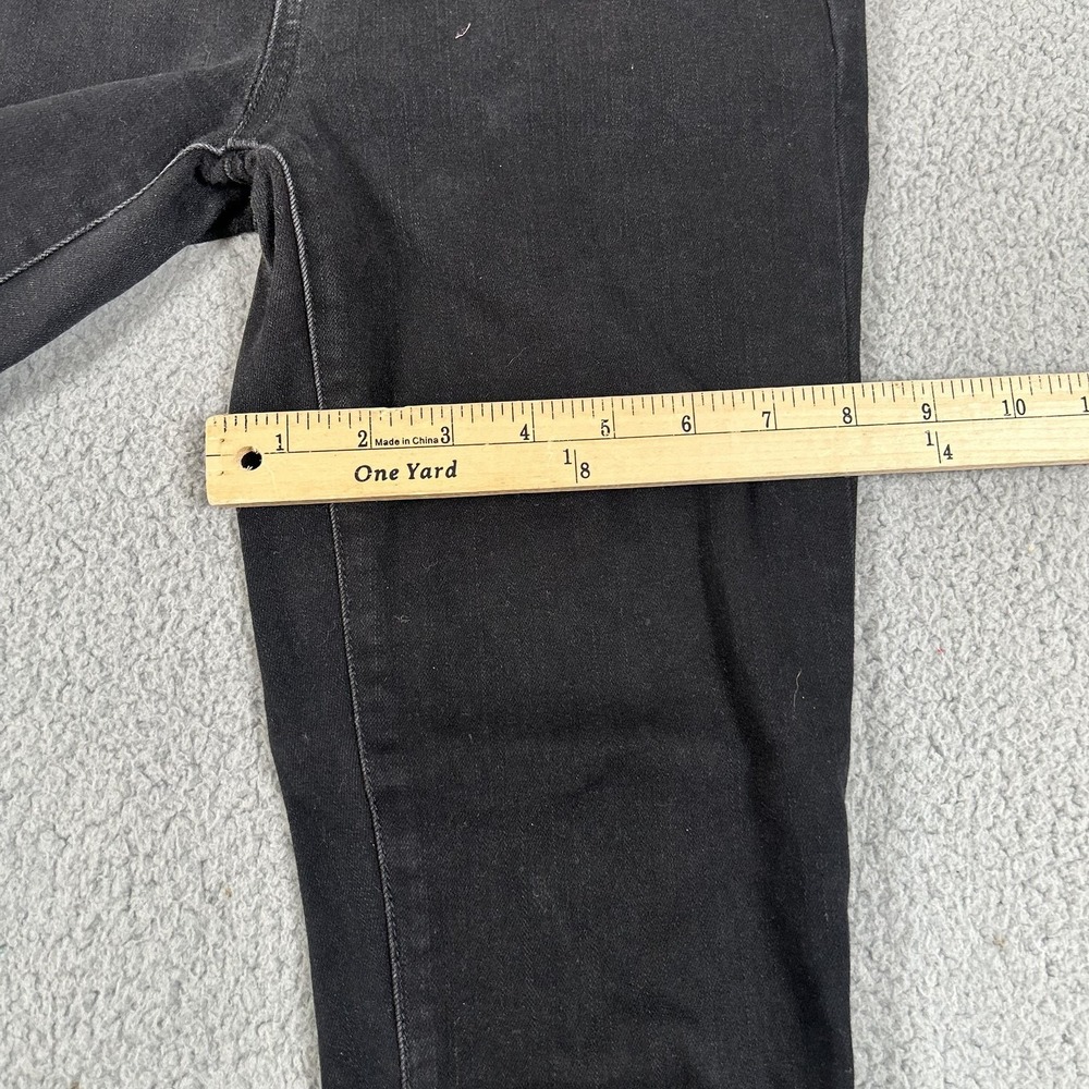 American Eagle Jegging Jeans Womens 6 Black High Rise Skinny Stretch Denim Pants - Picture 11 of 16